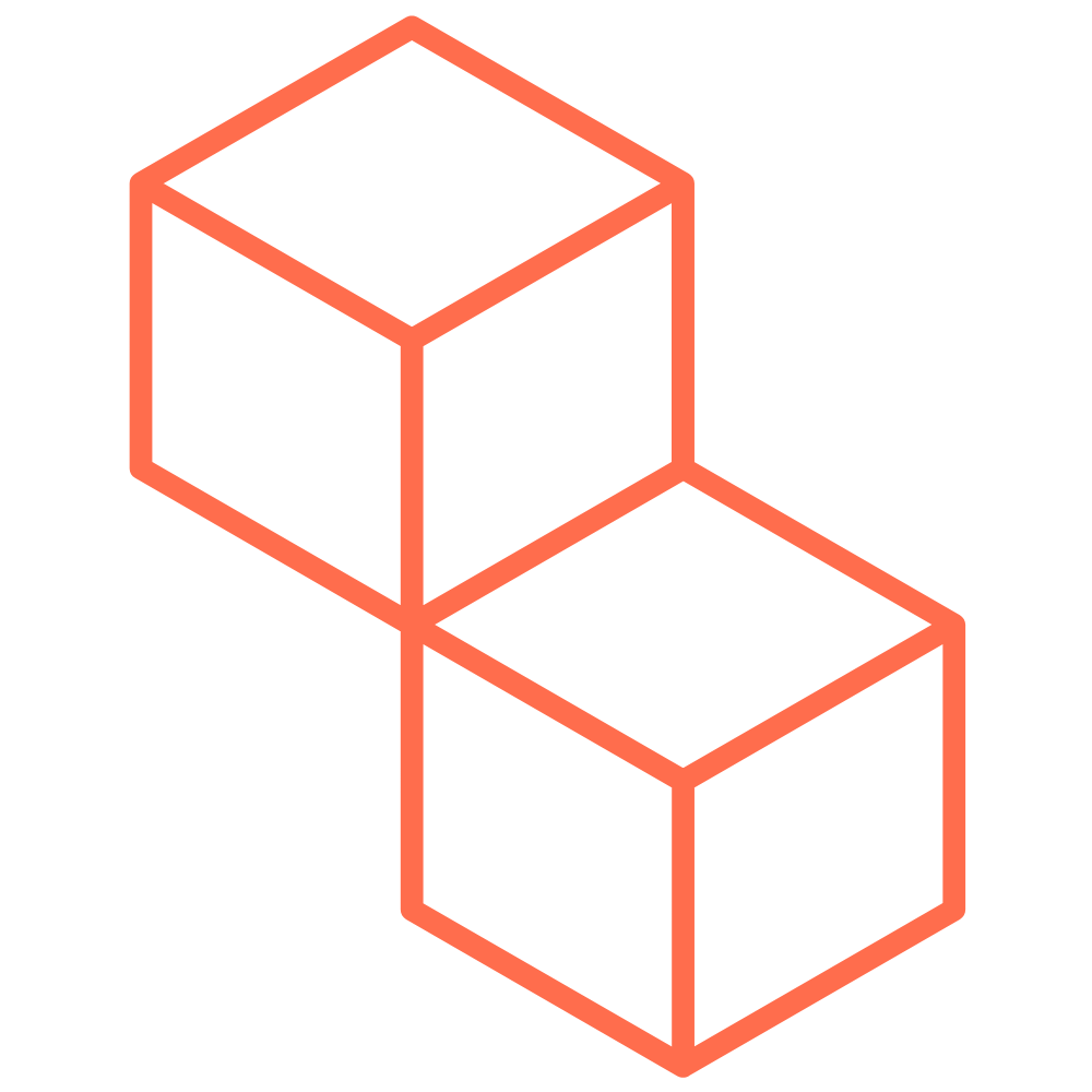 Πορτοκαλί κύβοι